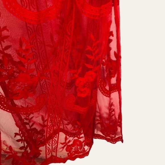 Honey Punch Lace Maxi Dress Romper - Picture 15 of 16